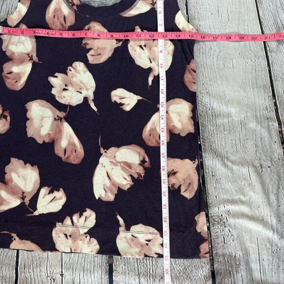 Simply Vera Wang navy with pink floral print. Size small. - Picture 4 of 6